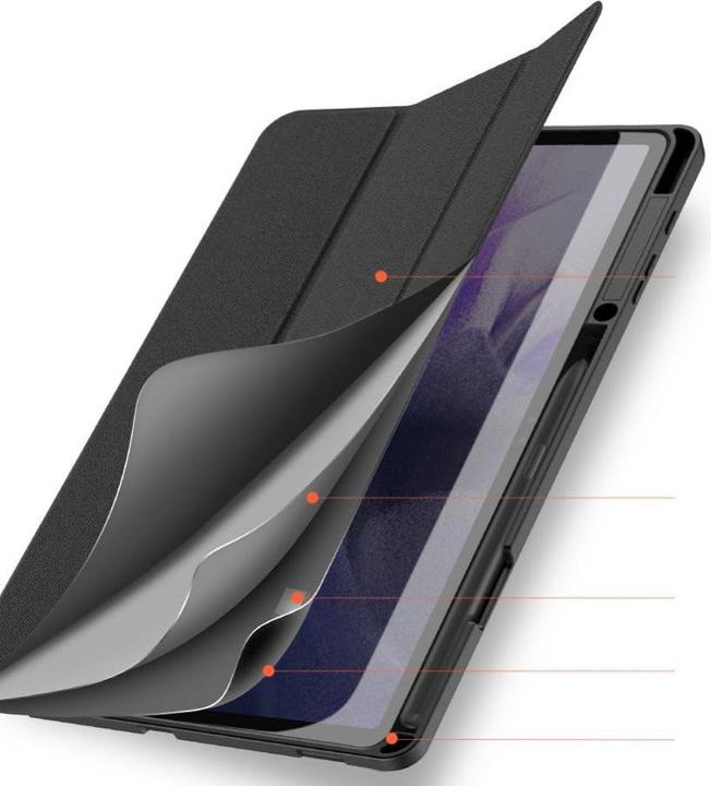 Actual product image Dux Ducis Domo Series (Galaxy Tab S8+, Galaxy Tab S7+, Galaxy Tab S7 FE)