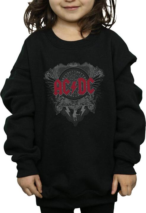 Produktbild AC/DC Black Ice With Red Sweatshirt Mädchen (152, 158)