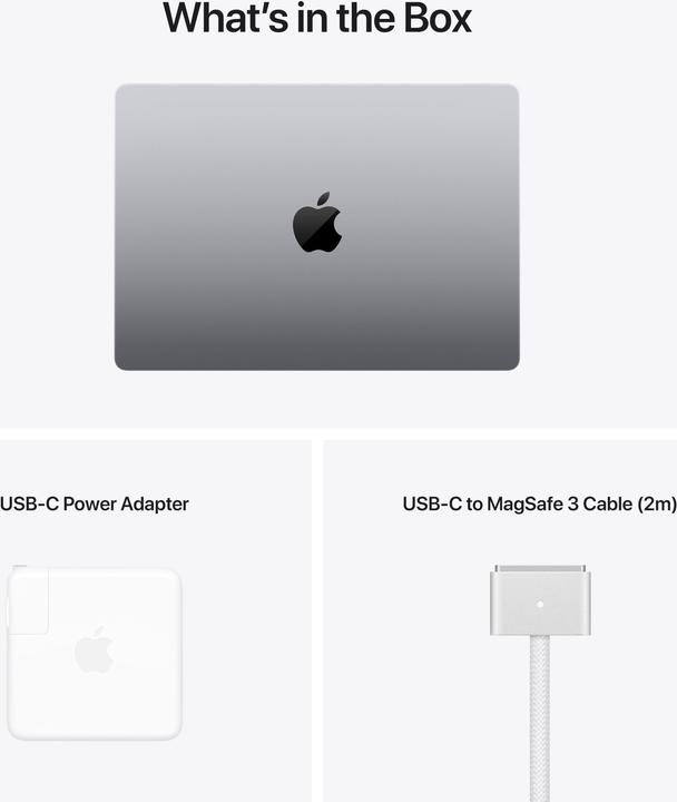 Produktbild Apple MacBook Pro – Late 2021 (14", M1 Max, 64 GB, 1000 GB, CH)