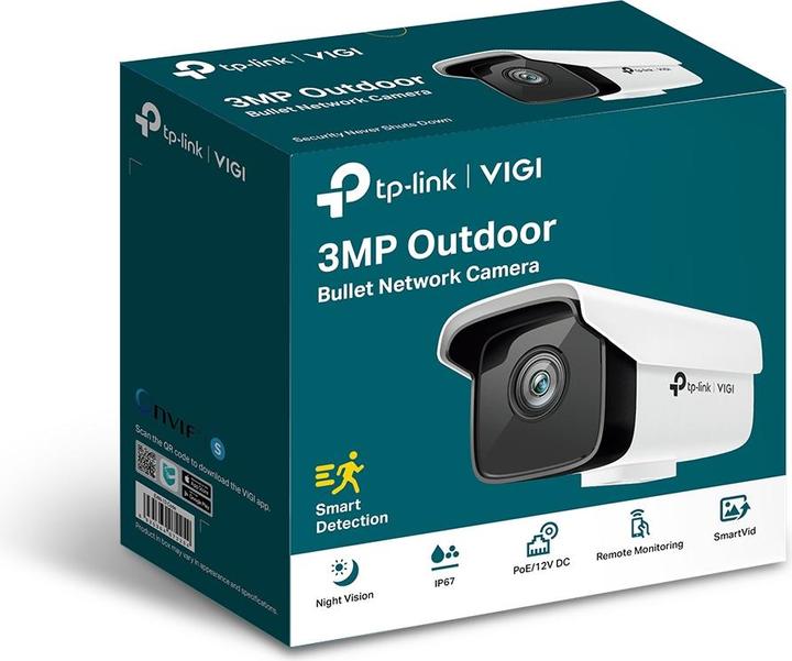 Actual product image TP-Link IPCam VIGI C300P-4 Security Outdoor Camera - Network Camera (2304 x 1296 Pixels)