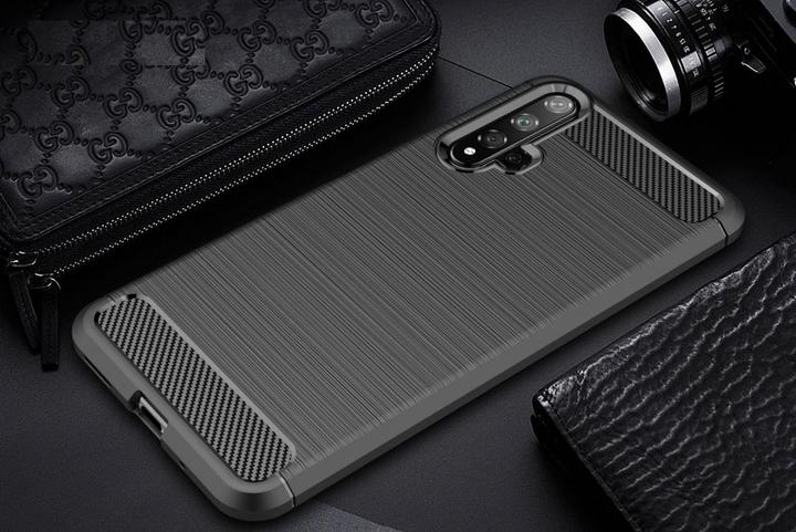 Image du produit Screenguard Housse Huawei Nova 5T Carbon Brushed Soft TPU (Huawei Nova 5T)