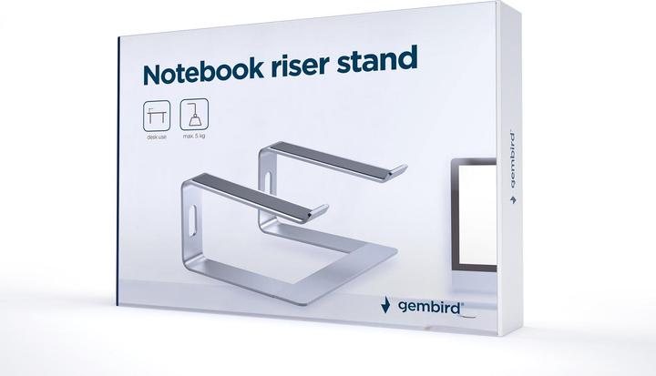 Produktbild Gembird Podstawka do notebooka srebrna