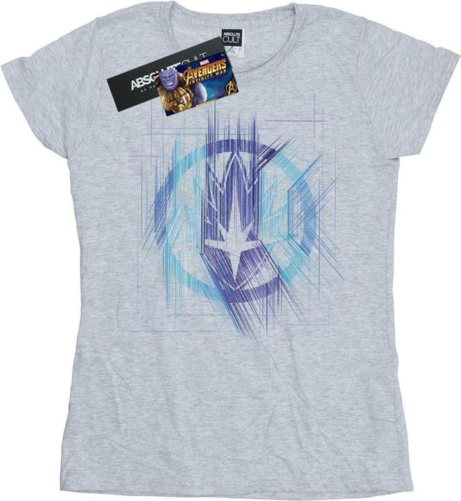 Immagine prodotto Avengers Infinity War Guardian Lines Maglietta Donna (XL)