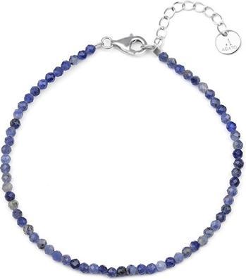 Agato Mineral Bracelet With Sodalite Beads Pol-B16/21l