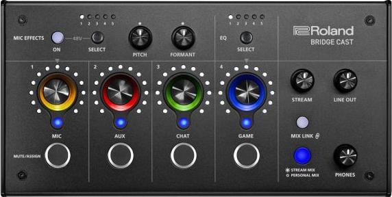 Actual product image Roland Bridge Cast Dual Bus Gaming Mixer with cable (Studio- and Livemixer)