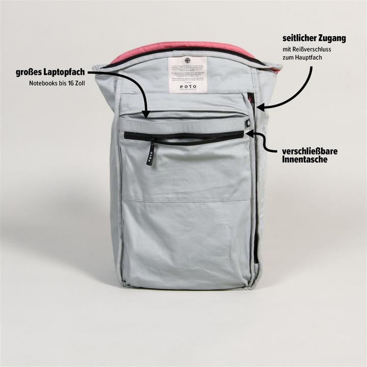 Actual product image Eoto Rucksack WATER ICE:OLATED Daypack, nachhaltig, 26 L (22 l)