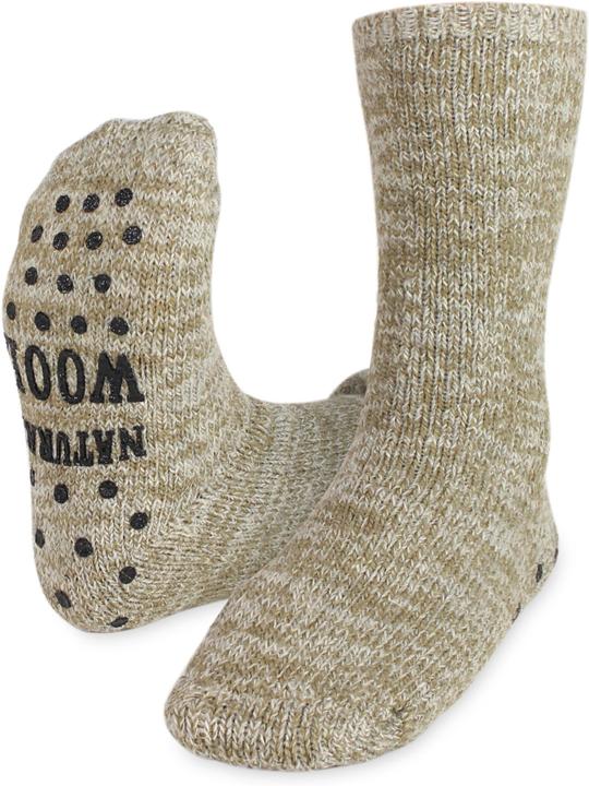 Circle Five Winterhausschuhe mit ABS-Druck - Wollsocken