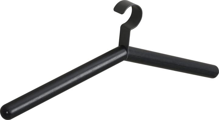 Actual product image Rowico Set of 4 designer clothes hangers Milford 45 x 18 cm - Black oak (4 x)