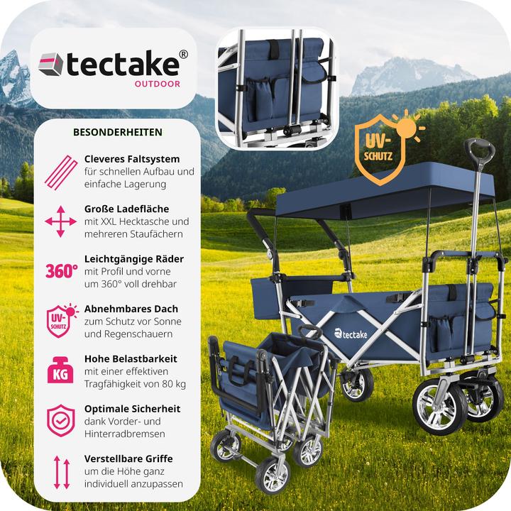 Produktbild tectake Faltbarer Bollerwagen Nico
