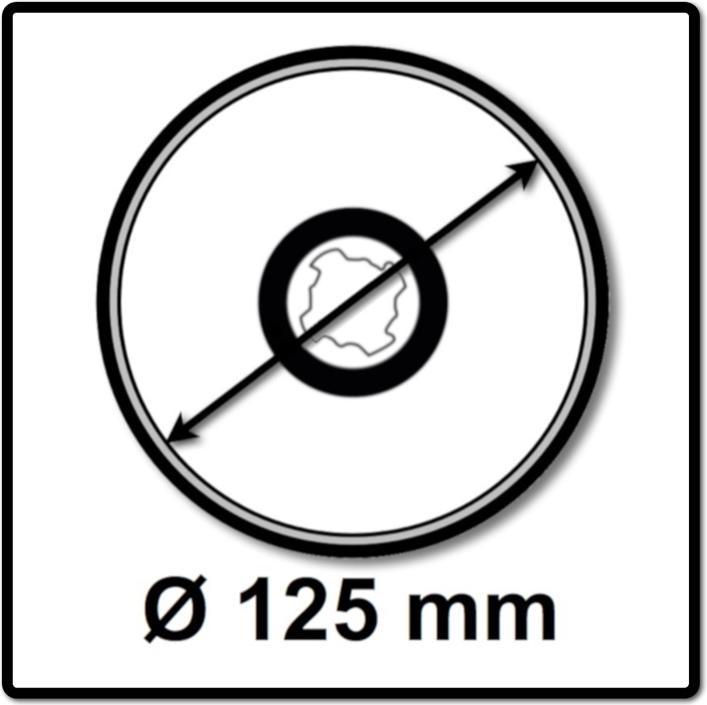 Produktbild Bosch Professional Zubehör EXPERT MultiMaterial Diamanttrennscheiben, 125 x 22,23 x 2,2 x 12 mm