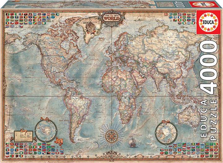 Educa Mappemonde (4000 Teile)