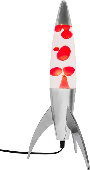 Actual product image Fisura Lava lamp rocket red by (E14)