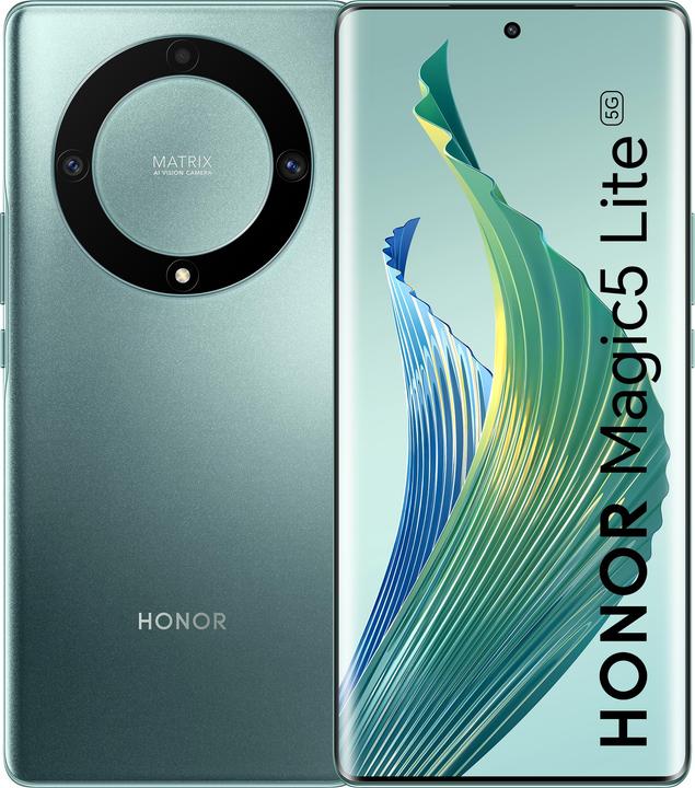 Image du produit Honor Magic5 Lite (256 Go, Green, 6.67", Double SIM, 64 Mpx, 5G)