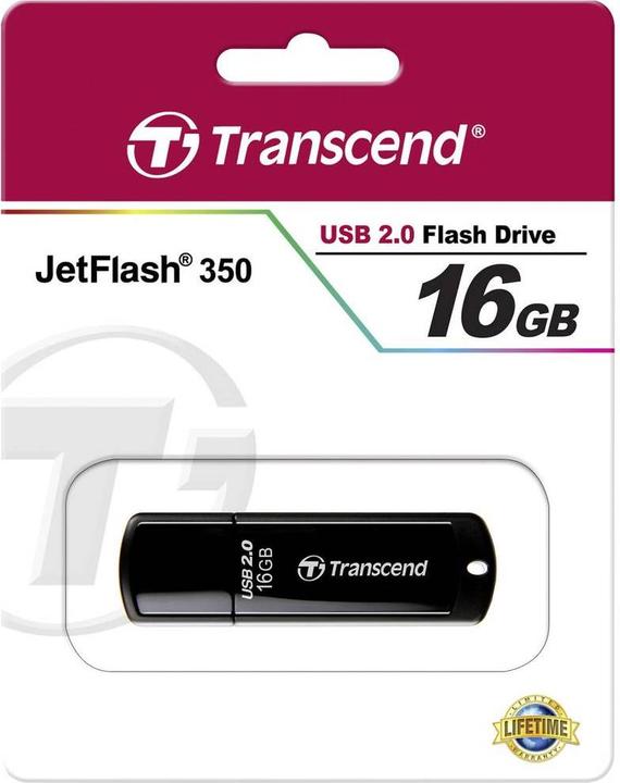 Produktbild Transcend TC JetFlash 350 (16 GB, USB-A)