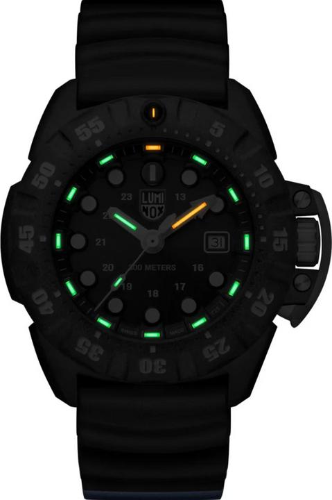 Actual product image Luminox Scott Cassell Deep Dive Carbon Blue (Analogue wristwatch, 44 mm)