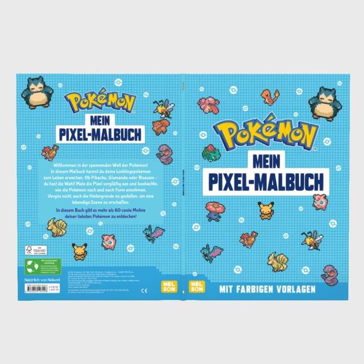 Immagine prodotto Libro di attività sui Pokémon: Il mio libro da colorare in pixel
