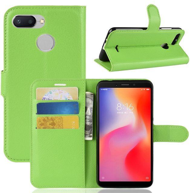Produktbild MU Classic Litchi Leder Bookcover Series (Xiaomi Redmi 6)