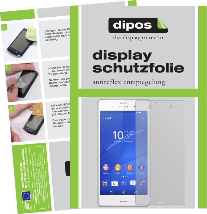 Actual product image Dipos Screen Protector Anti-Glare (2 Piece, Sony Xperia Z3)