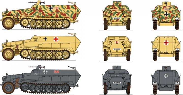 Image du produit 1:72 SD.Kfz.251/1 Ausf. C Fast Assm. Kit