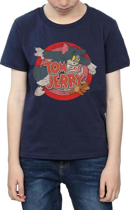 Actual product image Tom & Jerry Boys Classic Catch Cotton T-Shirt (152, 158)