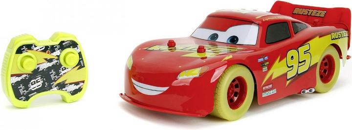 Actual product image Jada RC Lightning McQueen Glow Racers 1:14