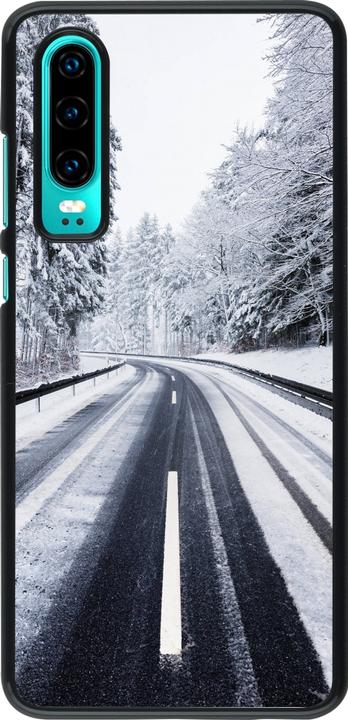 Actual product image PhoneLook Coque Winter 22 Snowy Road (Huawei P30)