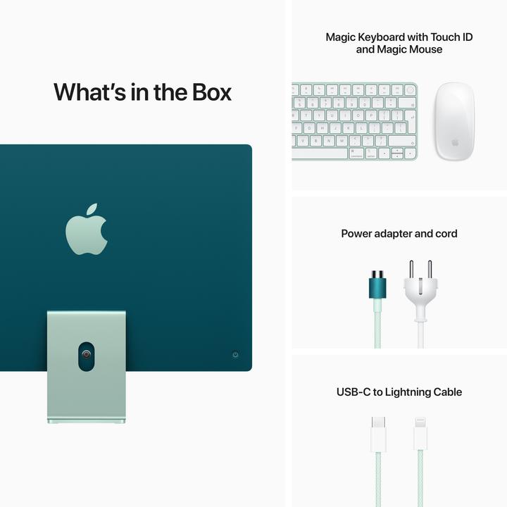 Immagine prodotto Apple iMac (M1, 8 GB, 256 GB)
