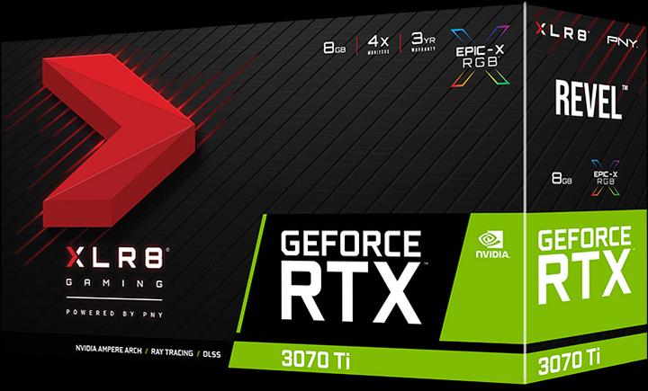 Produktbild PNY RTX 3070 Ti XLR8 Gaming Revel Edition (8 GB)