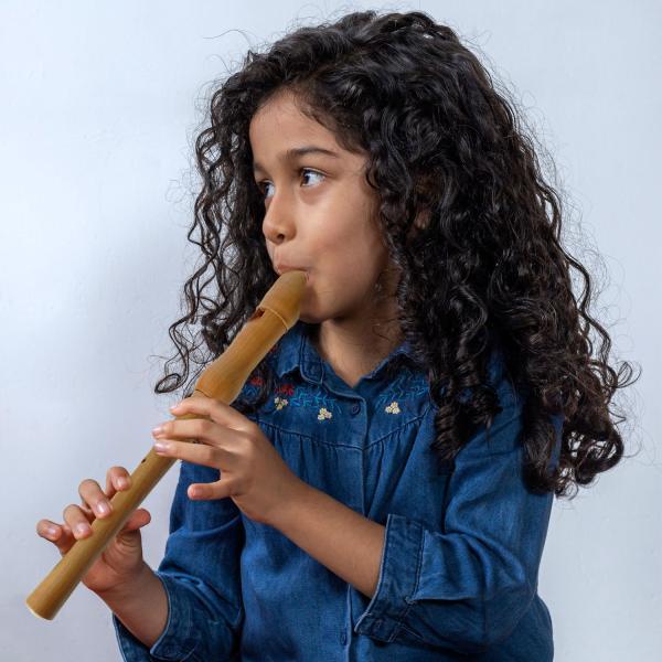 Actual product image keepdrum Soprano Recorder German fingering (Fipple pipe, Sopranino, D major)