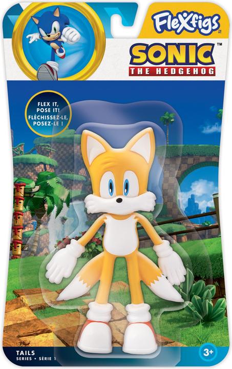 Produktbild Konjac Sponge Flexfigs™ - 1 Pack - Sonic The Hedgehog - Tails (multicolour)