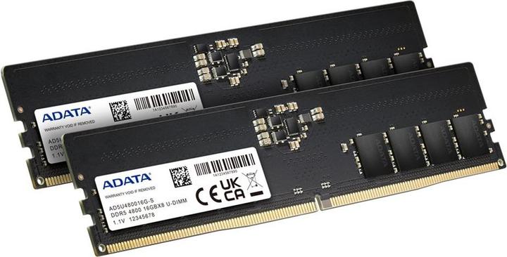 Produktbild Adata AD5U480032G-DT (2 x 32GB, 4800 MHz, DDR5-RAM, DIMM)