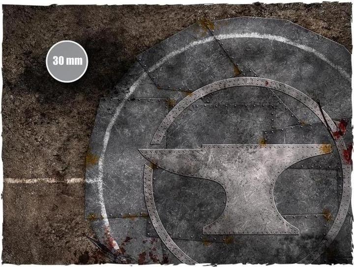 Image du produit Deep-Cut Studio 90MATGBM - Tapis de jeu - Blacksmiths, Tapis de souris, taille 91 × 91 cm, terrain de jeu Guild Ball