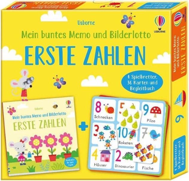 Actual product image My colourful memo and picture lotto: First numbers (German)