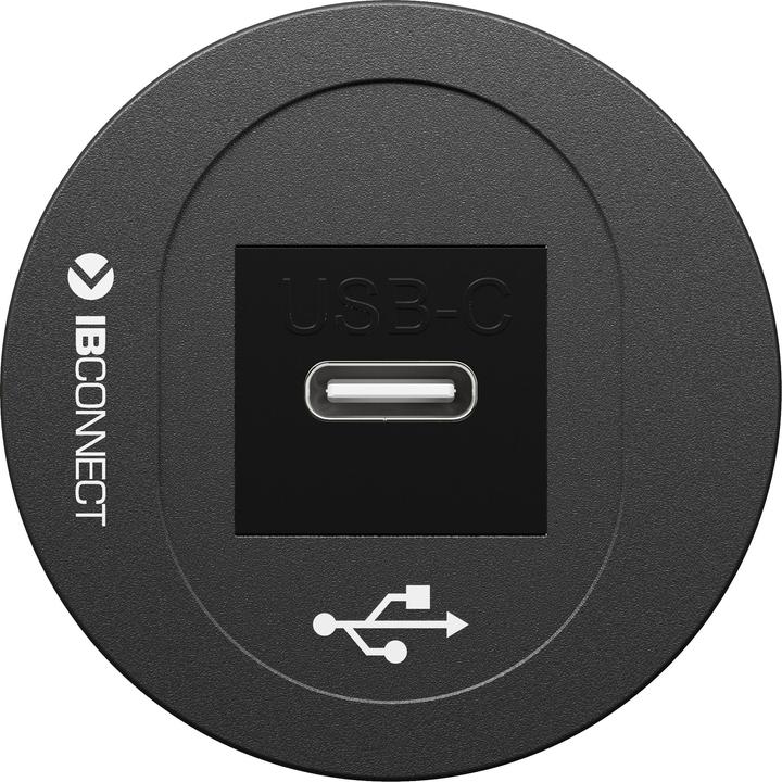 IB Connect BIT power strip black 1x USB-C Data
