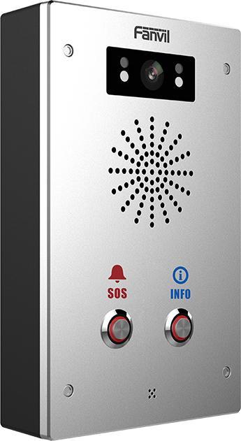 Actual product image Fanvil I16SV-02P SIP Audio Intercom