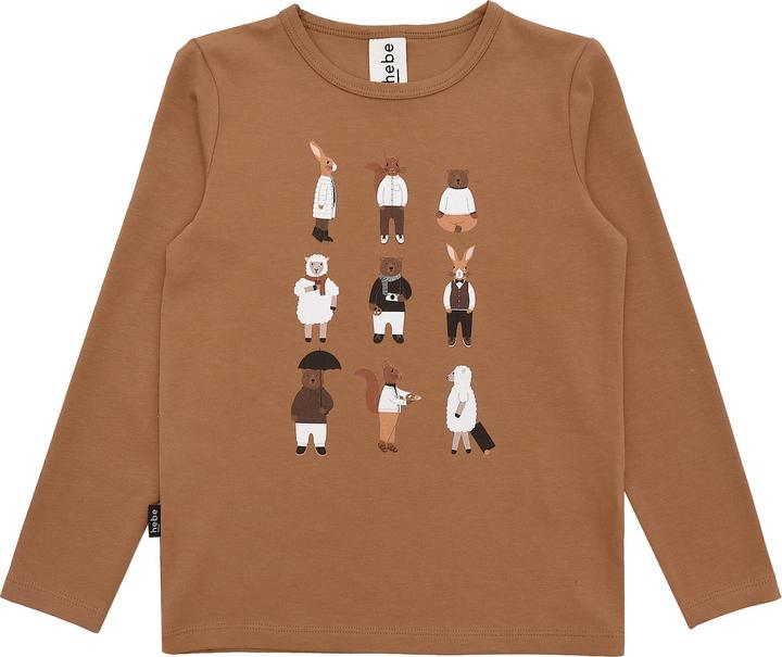 Hebe Langarmshirt mit Tieren