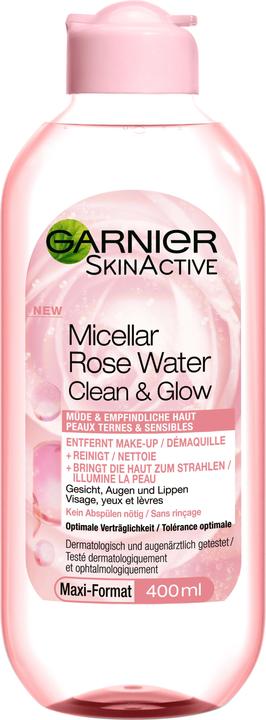 Actual product image Garnier Micellar cleansing water with rose water (Tonic water, 400 ml)
