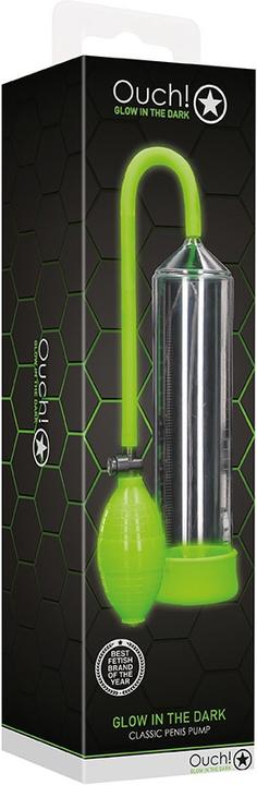 Image du produit Ouch! Classic Penis Pump - Glow in the Dark
