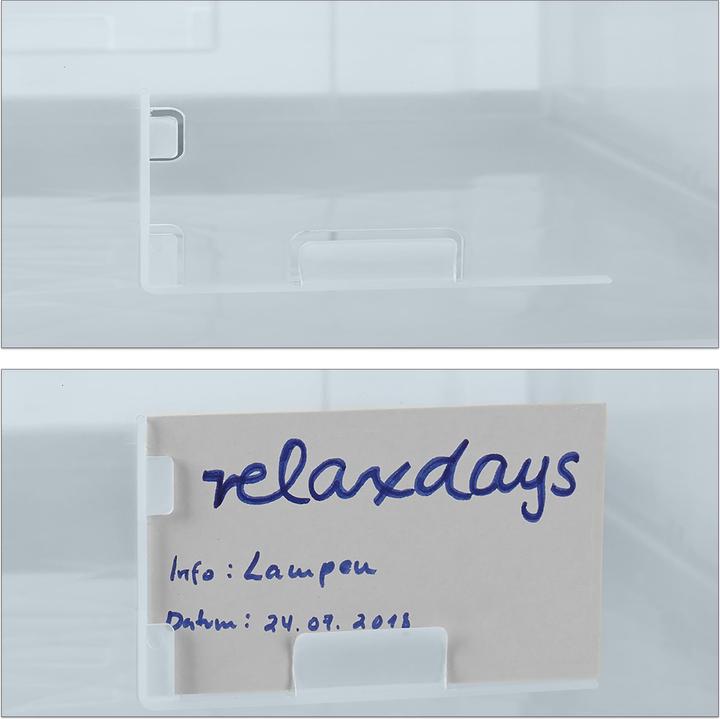 Actual product image Relaxdays Transparent Lidded Folding Box (59.5 x 39.5 x 31.5 cm, 74 l)