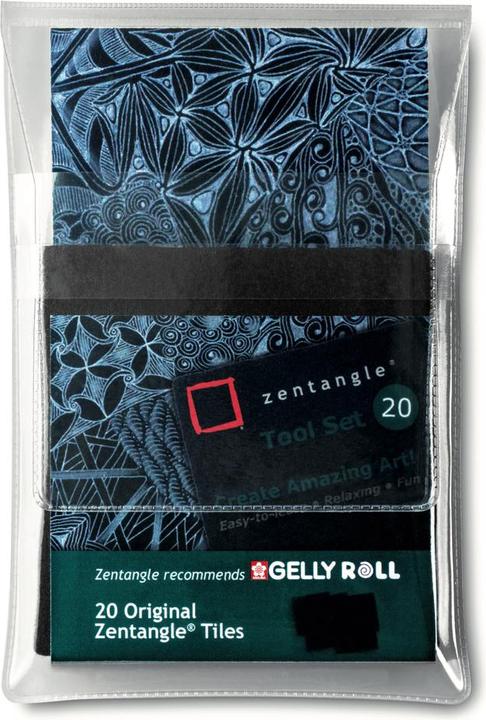 Actual product image Sakura Zentangle Tool Set Black (9 x 9 cm, Special ruling)
