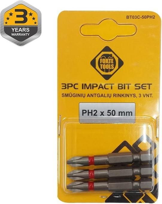 Immagine prodotto Forte tools Bit Di Cacciavite A Percussione