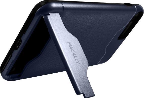 Image du produit Macally Card / Stand Case pour iPhone 7/ 8 bleu (Apple iPhone 7)