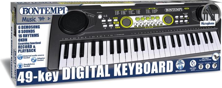 Immagine prodotto Bontempi Tastiera Digitale 49 Tasti con Microfono