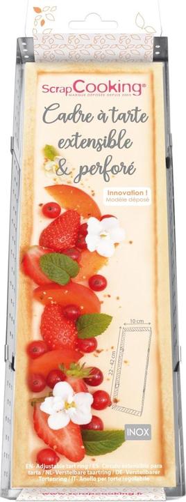 Immagine prodotto ScrapCooking Perforazione regolabile del telaio della torta, acciaio inossidabile. Da 22 a 42 cm