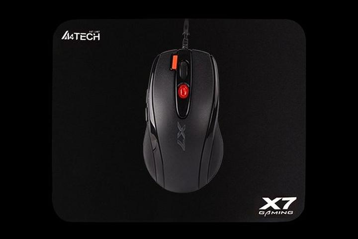 Actual product image A4Tech A4 TECH X-Game X-7120 A4TMYS46028 Mouse (optical, 3000 DPI, black color) (Cable)
