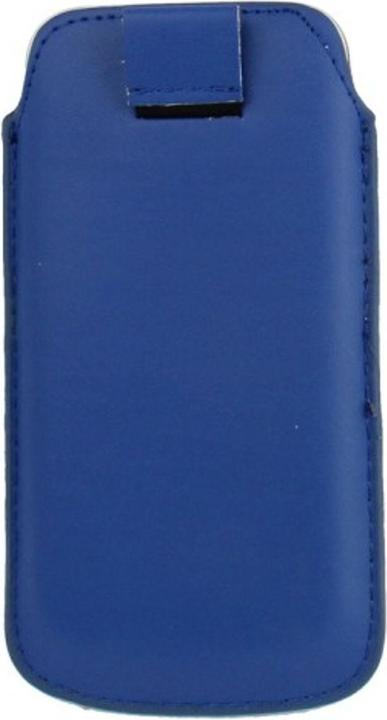 Produktbild König Design Handyhülle Tasche Slide Hülle Blau (Apple iPhone 5c, Nokia Lumia 820, Apple iPhone 5s, Apple iPhone 5, Samsung Galaxy S4 mini)