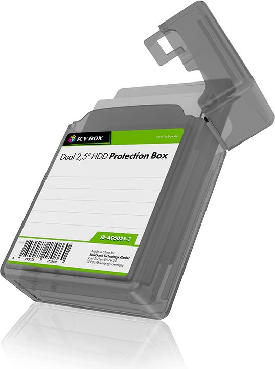 Image du produit Icy Box IB-AC6025-3 Kit de boîtiers de protection pour 2x 2,5" SSD/HDD (3 pièces)