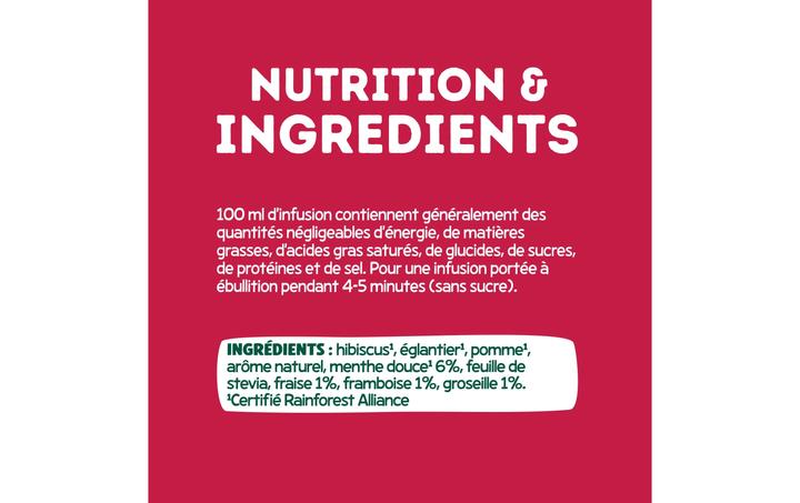 Label énergétique Elephant Infusion Fruits Rouges (48 g)