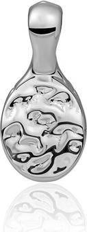 Sparkling Jewels Sparkling - Silver pendant with crumpled design PENS26