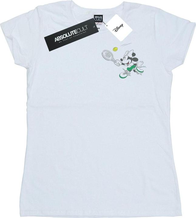 Disney Minnie Mouse Tennis Breast Print TShirt (XXL)